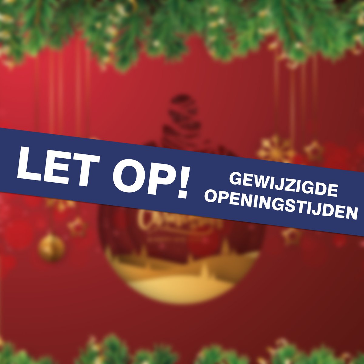 In verband met de komende feestdagen zijn wij gesloten van woensdag 25 december t/m woensdag 1 januari. Houd er dus rekening mee dat u uw bestelling nog t/m 23 december 13.00 uur kunt plaatsen. Na de jaarwisseling zijn wij u op donderdag 2 januari graag weer van dienst.