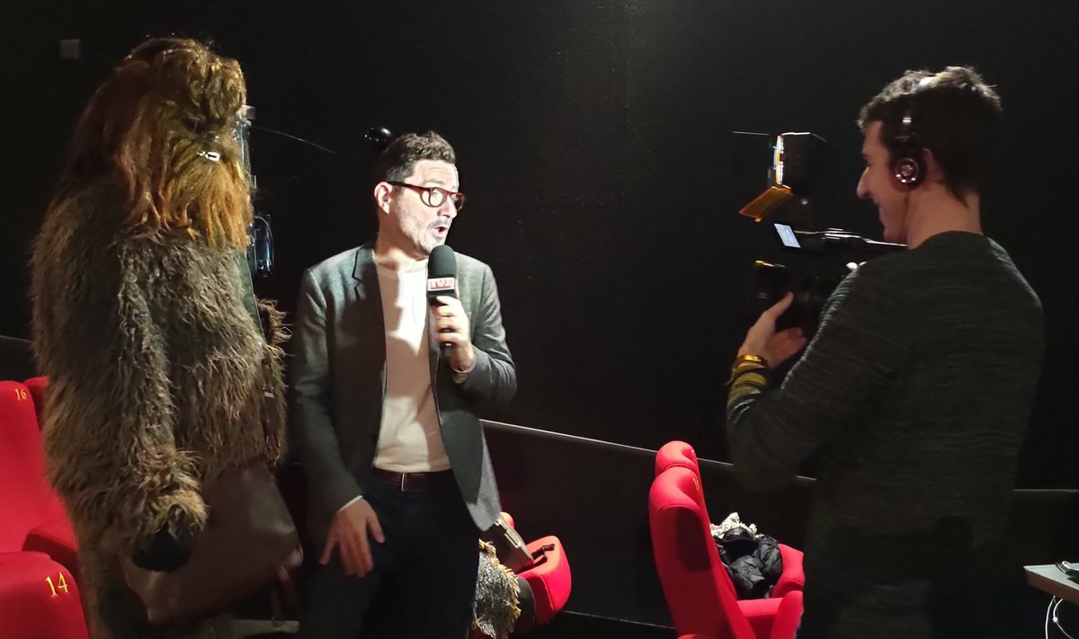 StayAwakeBdx's tweet image. Chewbacca en pleine interview avec  @tv7bordeaux à l'occasion de la sortie du 9ème épisode de Star Wars lors du Lenno Média Day avec @AgenceLenno, @UGCBordeaux et #fansstarwarsbordeaux
