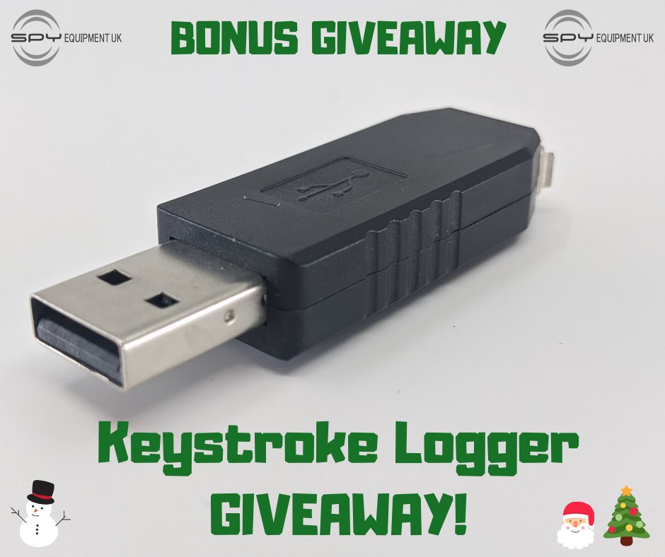 SpyEquipmentUK's tweet photo. Additional Giveaway from Spy Equipment UK!
1. Like this tweet & follow the Spy Equipment UK page
2. For an extra chance to win, share this post & mention @SpyEquipmentUK with the hashtag #SpyGiveaway
#SpyEquipmentUK #ComputerMonitoring #KeystrokeLogger #PC #SpyGiveaway https://t.co/OWZGRjDNA4