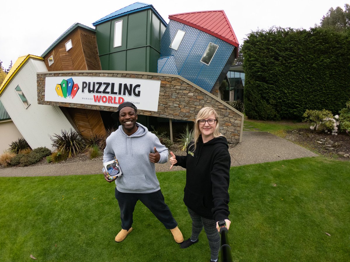 GettingFromAtoG's tweet image. Living in #NewZealand for over a year, we finally had the chance to explore the South Island! 😍🚙🏕 and #PuzzlingWorld by far is a #MustVisit 😆🙌🏾