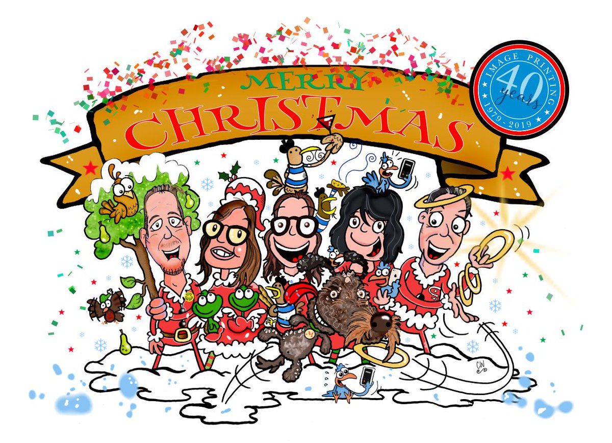 imagematlock's tweet photo. Searching through our archives we found a Christmas Card from 1998 by a young cartoonist named @chriswhitepoet. Chris is now a professional illustrator, author &amp; poet. What better way to celebrate Christmas in our 40th Anniversary Year by getting Chris to do another card for us?! https://t.co/4D7Xi7JF0K