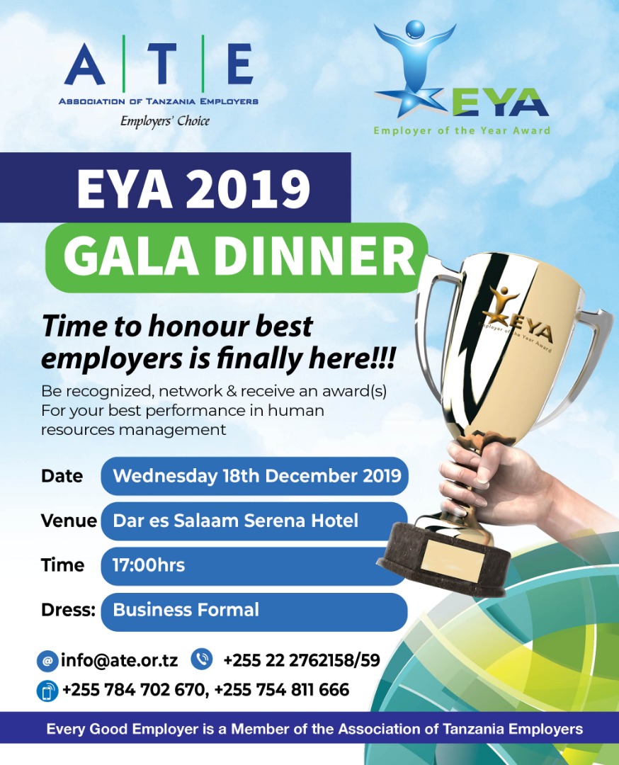bajabiri's tweet photo. Hata mwajiri anahitaji faraja.
Leo kwenye #GalaDinner pale Serena Hotel kutakuwa na tuzo kwa mwajiri bora.
Nawapongeza Chama cha Waajiri Tanzania kwa kuja na tuzo hii.
@ATE_Tanzania
#ATE2019
#BestEmployersDay https://t.co/wJuX7oGeV4