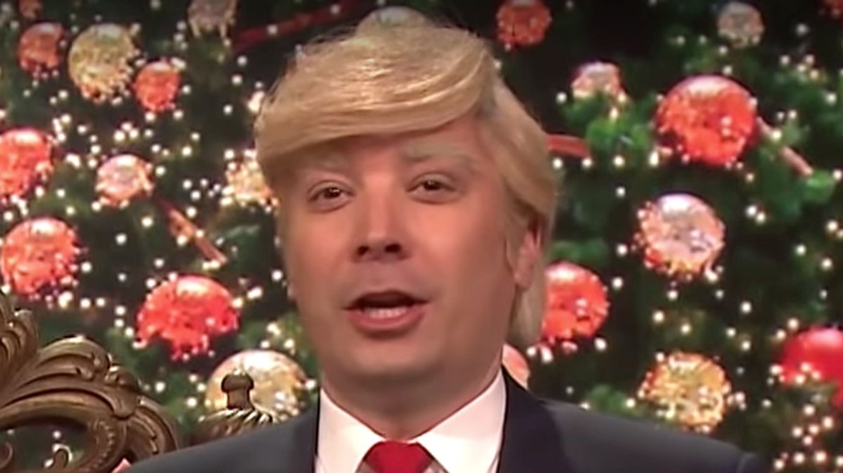 A mall Santa Claus gave Jimmy Fallon’s Donald Trump the greatest gift of all. huffp.st/VUebtMu