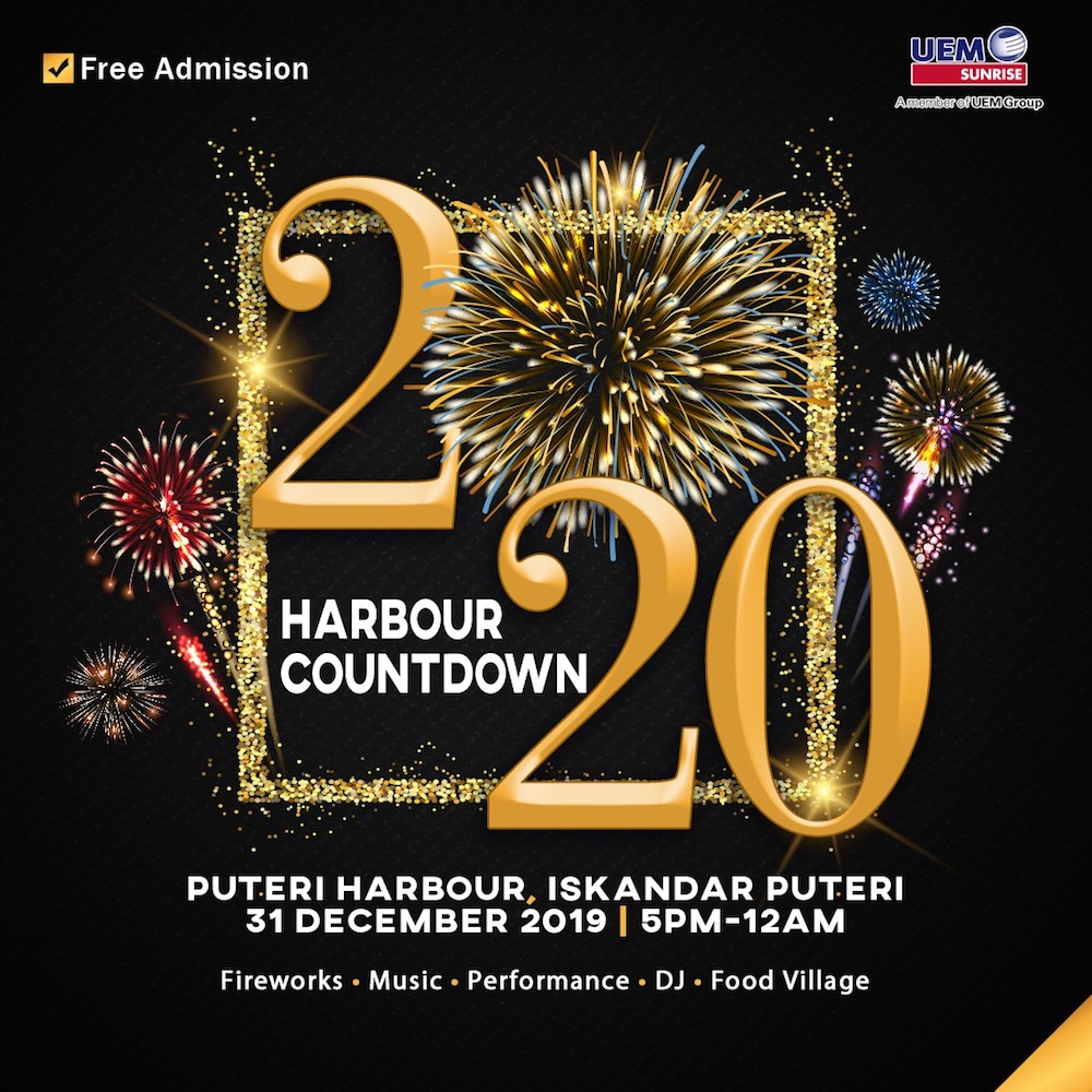visitip's tweet photo. Celebrate the end of the year with a bang when 2020 Harbour Countdown returns to Puteri Harbour this 31 December 2019 with Musical and DJ Performances, Food Village and more, plus Fireworks to usher in the new decade!

Admission is FREE! https://t.co/QWhzaCbY4S