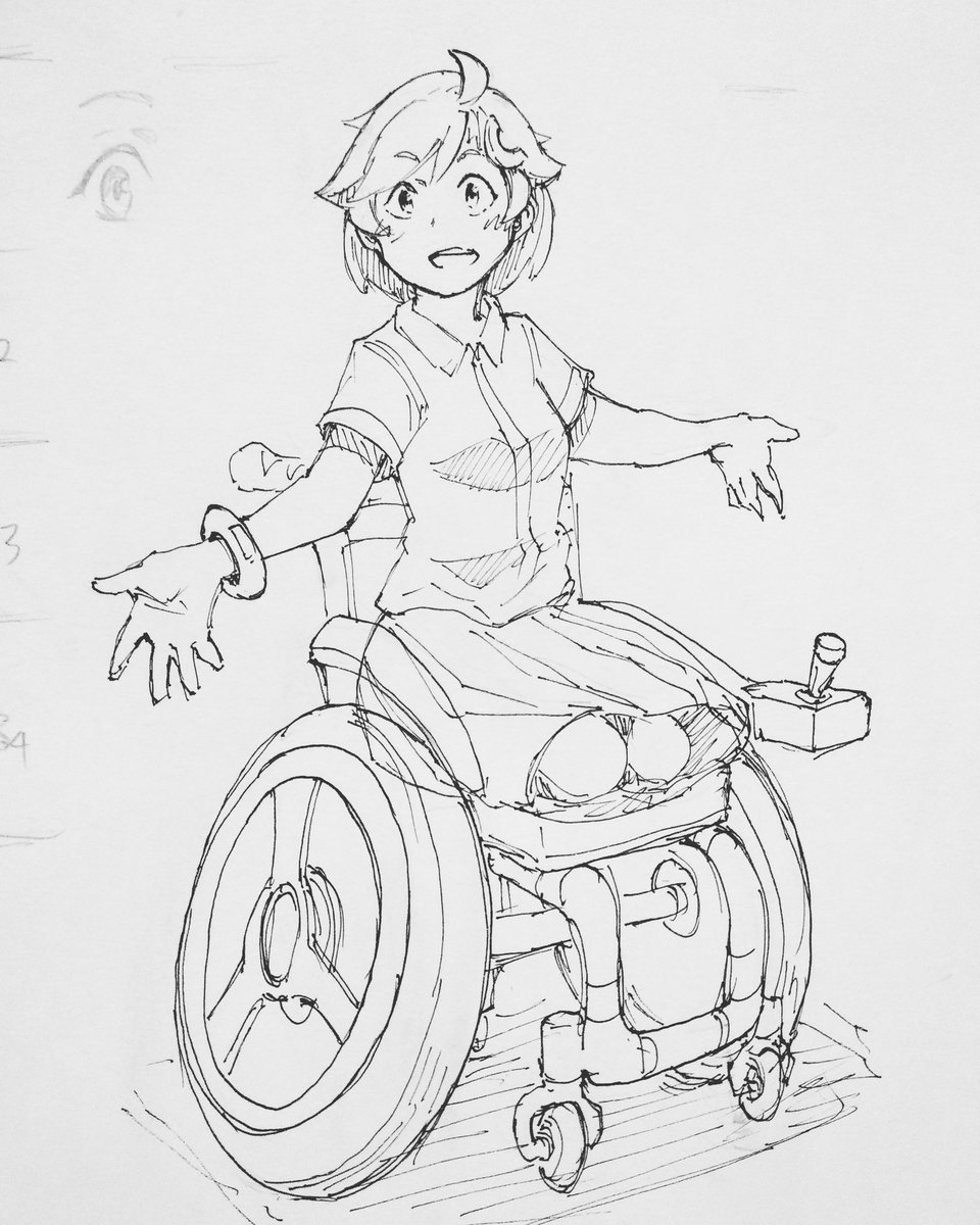 Doodle 18/12
Quick sketch to figure things out
#Doodles #wheelchair 