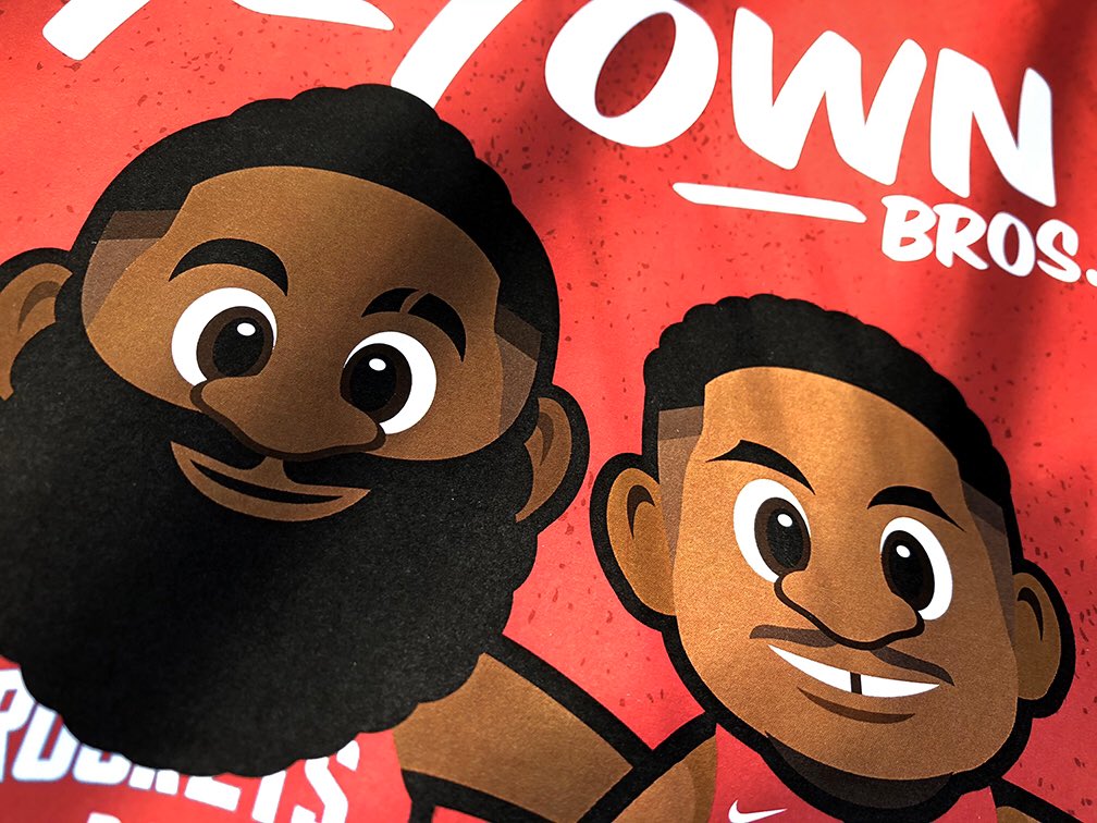jlopezcreative's tweet photo. Collaborated with my old friend @msun49 on these LE 14x20 Super H-Town prints. RT for a chance to win one and follow @HoustonRockets for an upcoming signed print giveaway. #OneMission https://t.co/72uriNdXrm