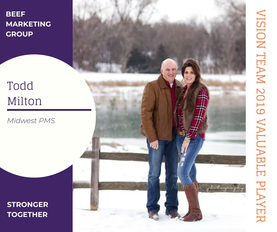 beefmarketing's tweet image. Today we #honor Dr. Todd Milton and his wife. Todd's leadership in cattle nutrition touches millions of animals and is a true #blessing to the cattlemen and women that he serves. #ProgressiveBeef #CattleTales