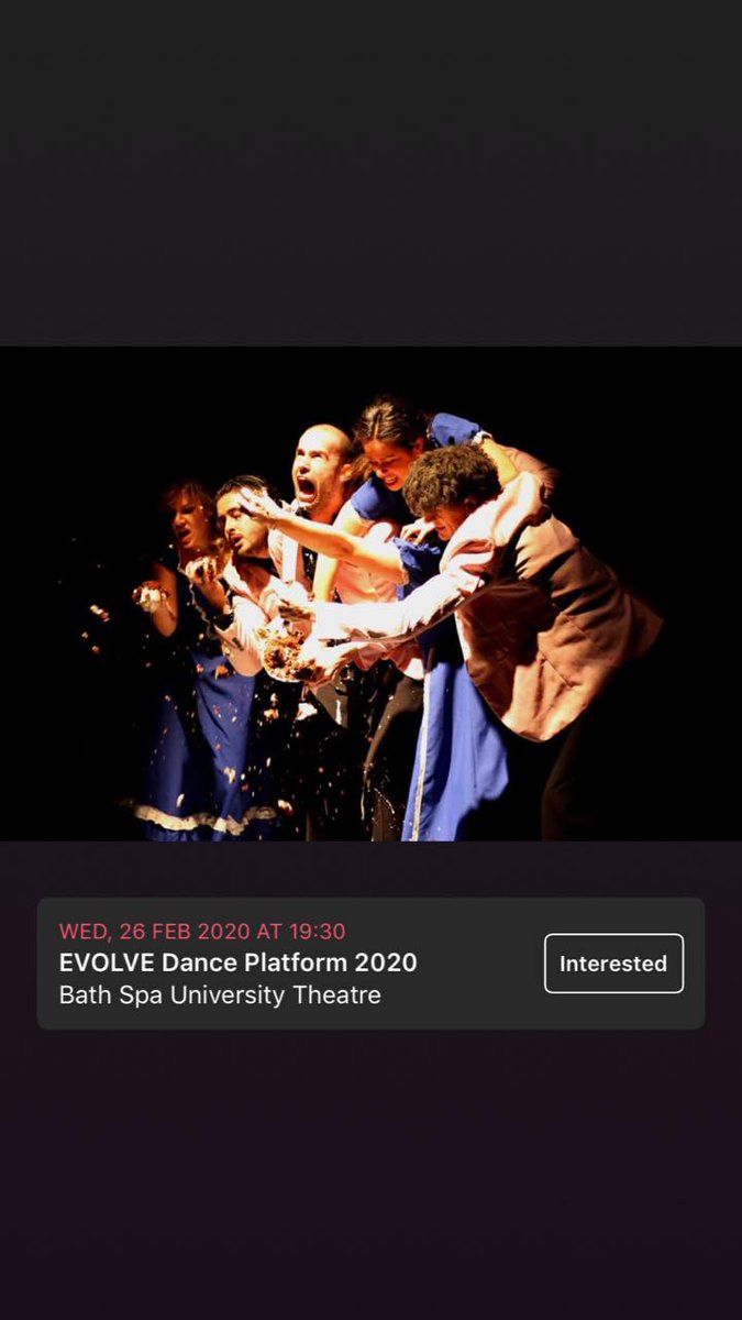 Applications for EVOLVE 2020 are now open. Evolve (held at Bath Spa University Theatre on 26th February) is a platform supporting works in progress by artists based/working in or from the South West. Want to know more? Email Fleur on
Beudancebath@gmail.com