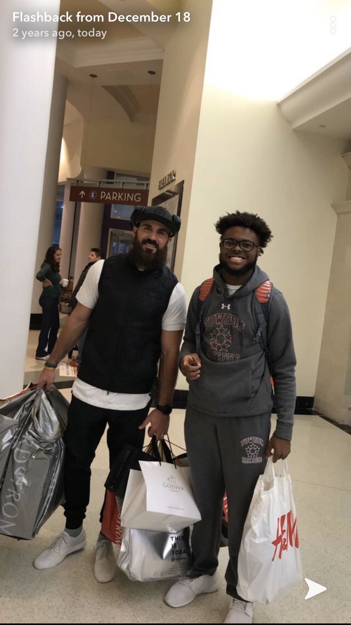 2 years ago, today, when I met Eric weddle on my birthday.. with that being said happy birthday to me 