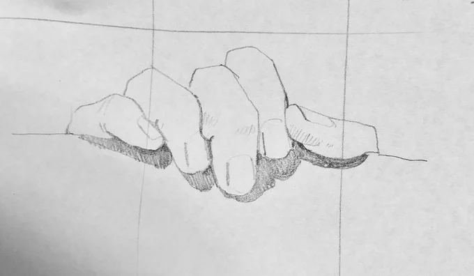 #下田スケッチ人物本制作中!画像編集中に描いた手と、素材として描いた腕!#下田スケッチ 