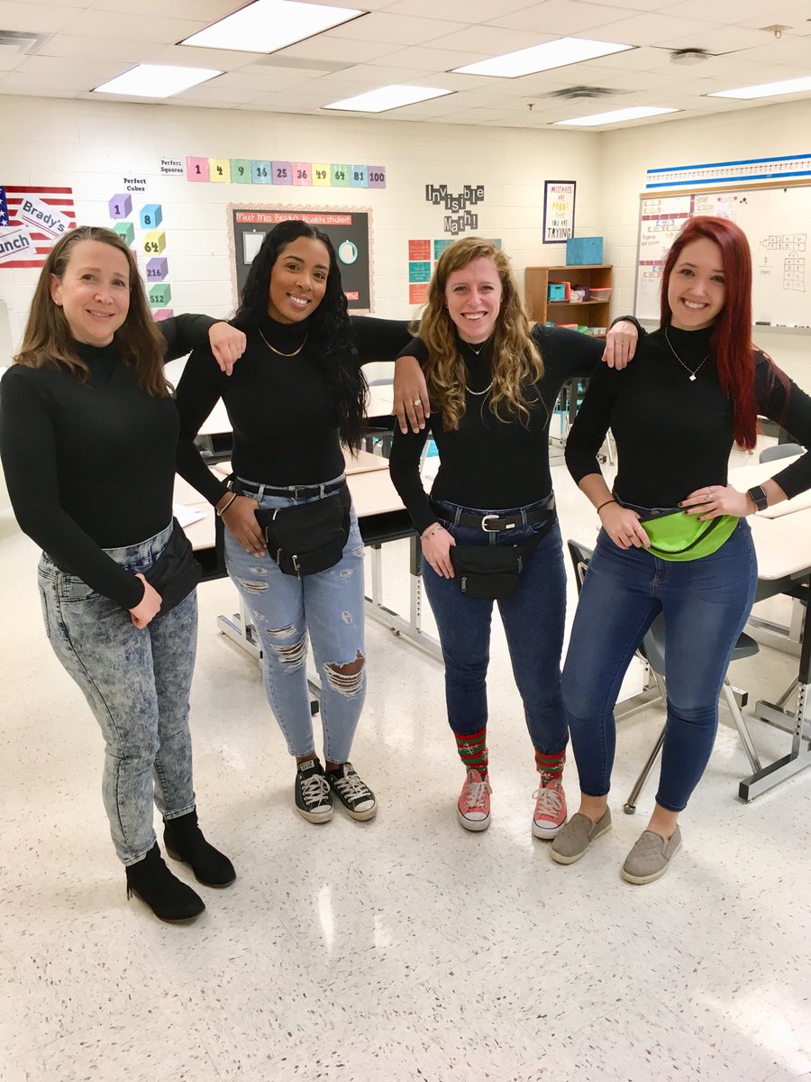 The Rockettes, a classy bunch of middle school teachers who are here to turtleneck the halls into December break! <a href="/TheRock/">Dwayne Johnson</a> @21st_c_skills @young_shms @BradySHMS <a href="/StoneHillMiddle/">Stone Hill Middle</a>