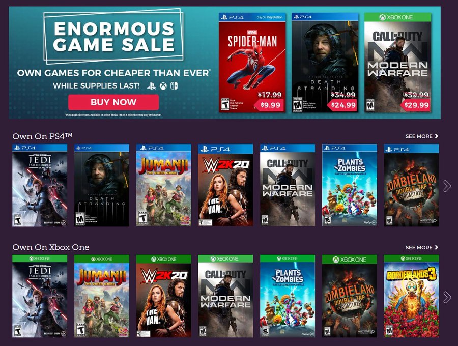 Video Games Sale Offers Deep Discounts, Redbox Purges Games