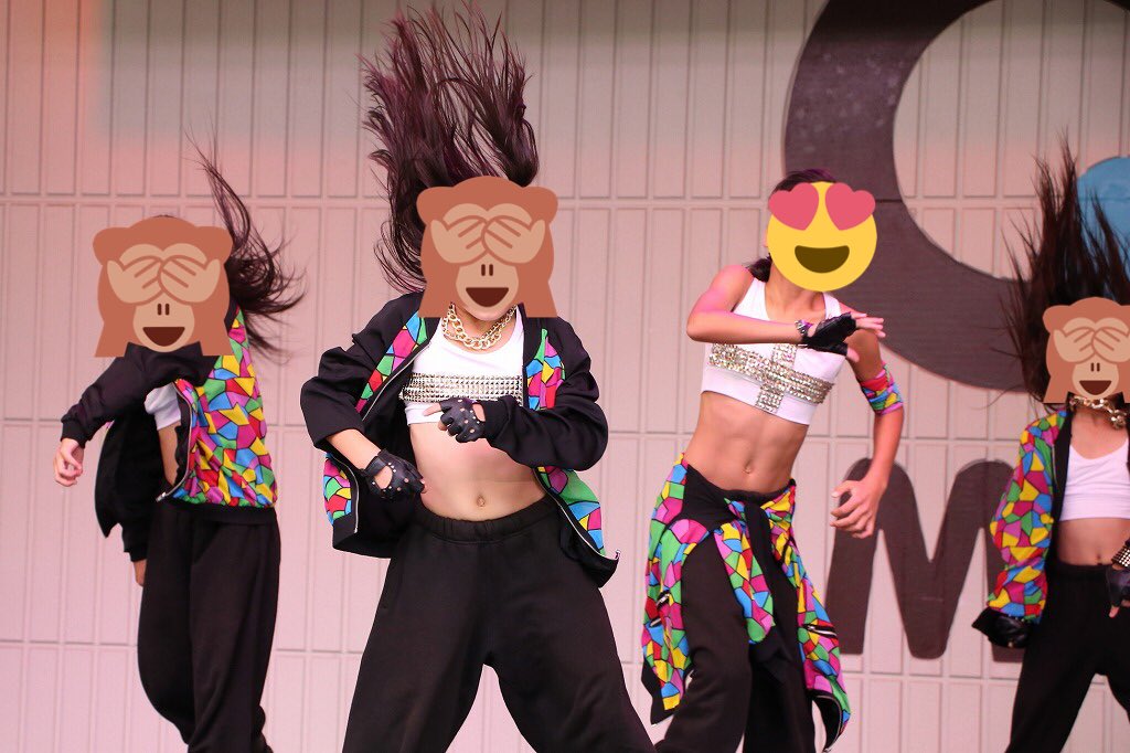 ダンス少女の腹筋②