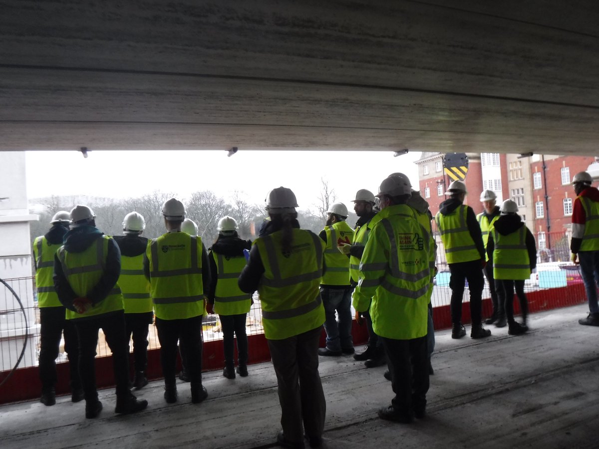 VINCI Construction UK’s new multi-storey car park project at the Royal Victoria Infirmary welcomed first year civil engineering students from Newcastle University. The site team welcomed the students, showed them around and answered any questions they had about the project.