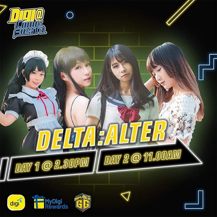 RinaaHime's tweet photo. Harro minna!
It's been a while since we performed tgt 😭
Happy and excited to be back on stage this upcoming Comic Fiesta, 21st & 22nd December @ Digi booth, Hall 4.
Our performance details as follow:
⭐ 21 Dec - 2.30 pm
⭐ 22 Dec - 11 am
#DigiComicFiesta #MyDigiRewards https://t.co/zpsmHcmGA3