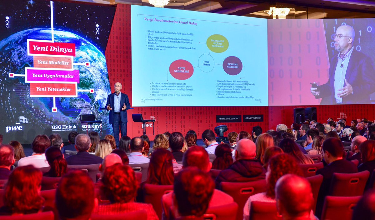 PwC_Turkiye's tweet image. Vergi oturumumuzda konuşmacılarımız “Vergi Uygulamalarında 2020 ve Sonrası”nı anlattı. #PwCplatform