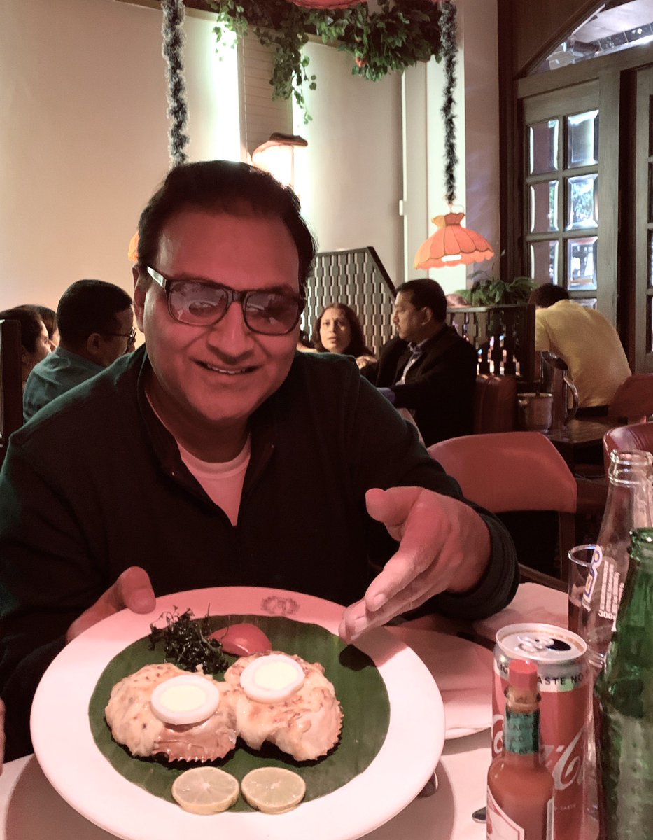 rajesh_tara's tweet photo. #Mocambo is my favourite joint in #Kolkata. One dish which is synonym with the place is their heritage #DeviledCrab. . Last Sunday tried it. Frankly, for me it was an overdose of Cheesy Sauce with less of #CrabMeat. However, not bad for an experience.
#MagicOfFlavours #Crab https://t.co/2KP6fnWD1z