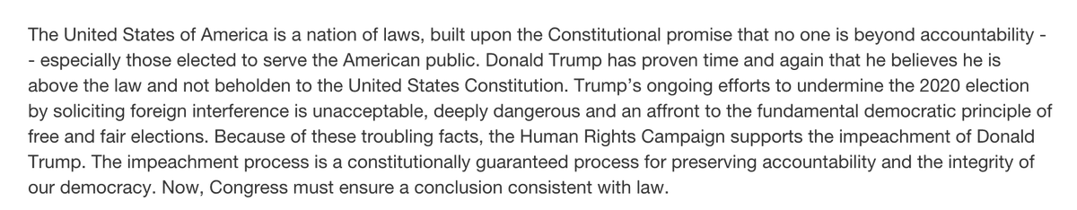 Alphonso David Quote on Impeachment