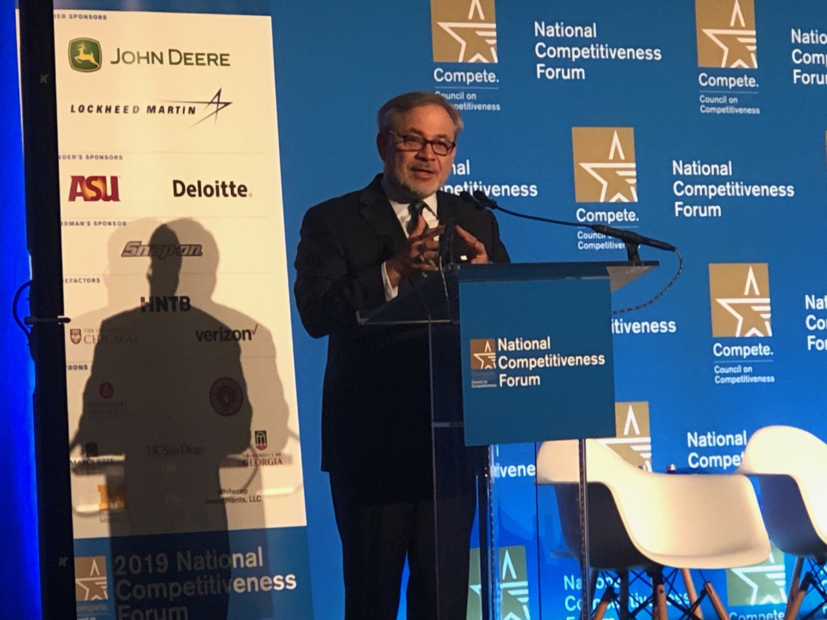 Compete.org (@competenow) on Twitter photo "The American competitive advantage of low cost and bountiful energy has been driven by decades of #innovation...Innovation has brought an energy revolution that is fueling economic growth" - <a href="/ENERGY/">U.S. Department of Energy</a> Secretary Dan Brouillette #2019NCF "The American competitive advantage of low cost and bountiful energy has been driven by decades of #innovation...Innovation has brought an energy revolution that is fueling economic growth" - <a href="/ENERGY/">U.S. Department of Energy</a> Secretary Dan Brouillette #2019NCF