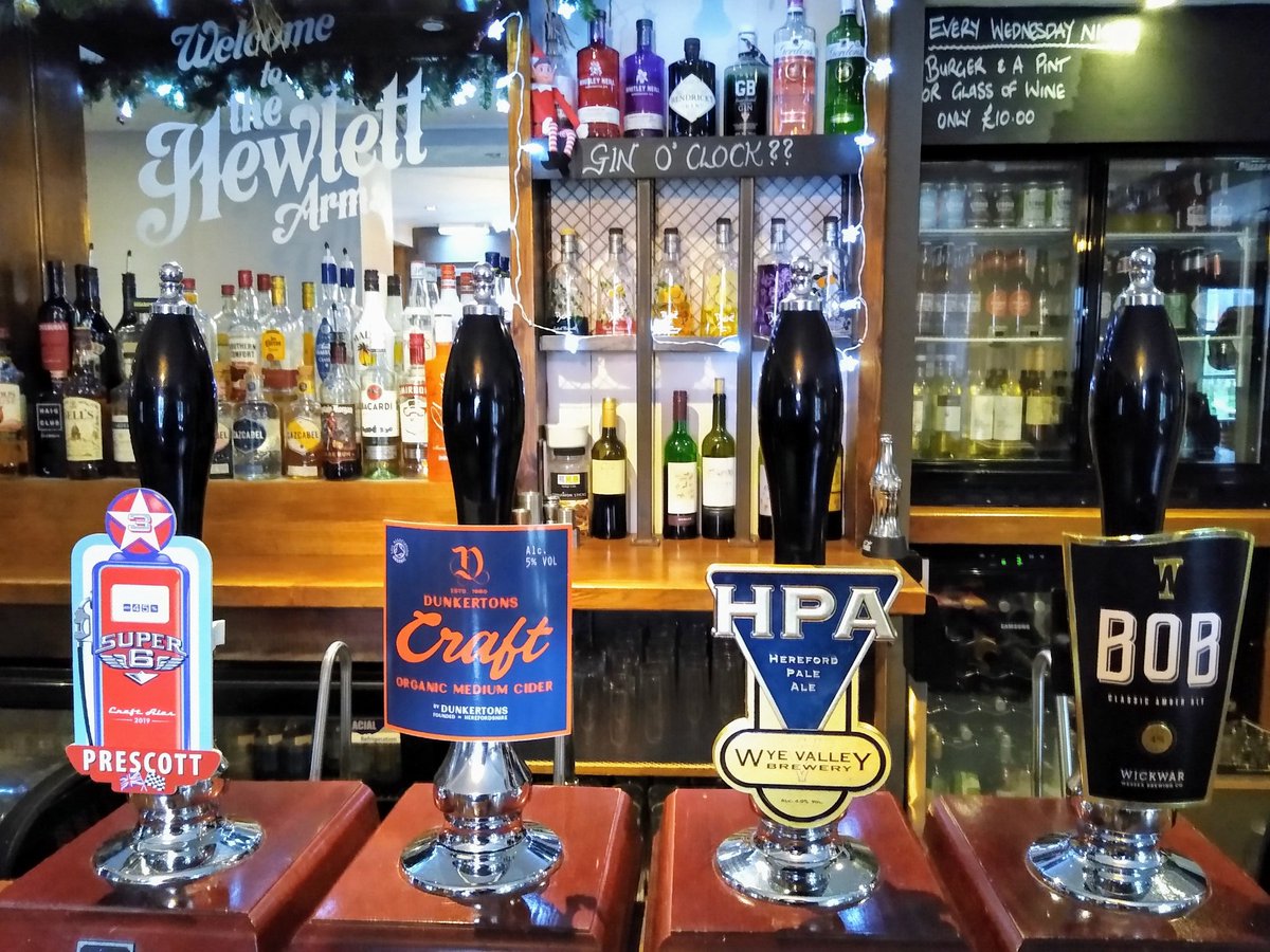 Look at this for a local lineup to help you over Humpday! <a href="/PrescottAles/">Prescott Ales</a> <a href="/WyeValleyBrew/">Wye Valley Brewery</a> <a href="/Dunkertons/">Dunkertons Organic Cider</a> <a href="/WickwarBrewing/">Wickwar Brewing Co</a> #HumpDayMotivation #WednesdayThoughts <a href="/CheltenhamCAMRA/">CheltenhamCAMRA</a> <a href="/caskmarque/">Cask Marque</a>