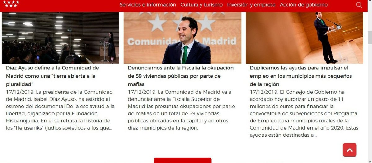 SaraPernas's tweet photo. ¿En serio? ¿En la web institucional de la Comunidad de Madrid "okupación" con K? 😒 https://t.co/qxC6L6GV4M