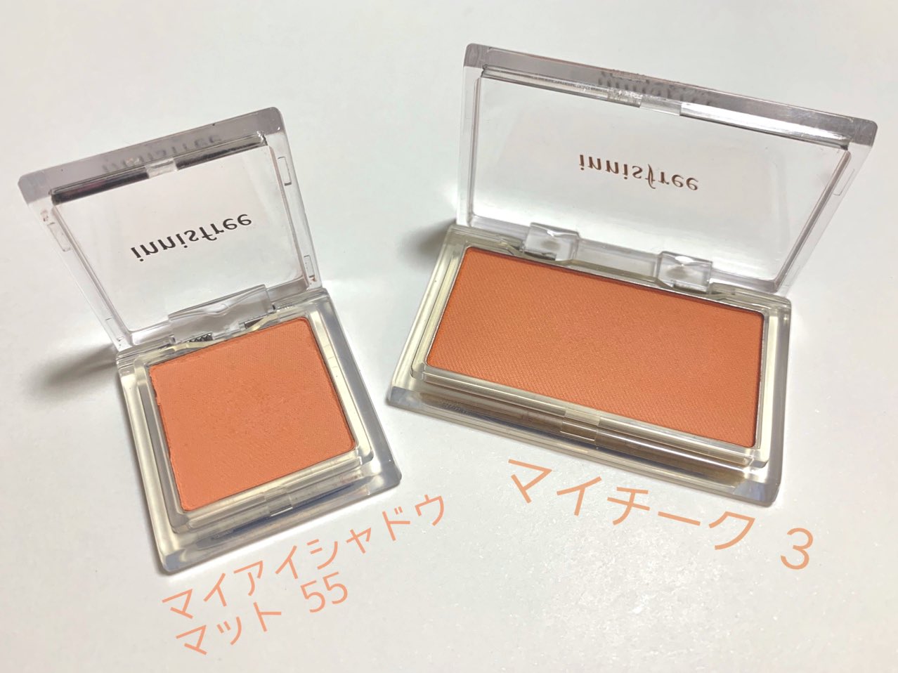 本田ユニ ほわほわのオレンジベージュコスメを欲するイエローベースの民よ イニスフリーに向かうのだ マイアイシャドウ マット 55とマイチーク3です アイシャドウの方はピンクより チークは黄みよりのオレンジベージュ マットな質感で粉質は柔らかめ 本田ユニ ほわほわのオレンジベージュコスメを欲するイエローベースの民よ イニスフリーに向かうのだ マイアイシャドウ マット 55とマイチーク3です アイシャドウの方はピンクより チークは黄みよりのオレンジベージュ マットな質感で粉質は柔らかめ