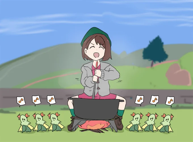 ガラル地方をキレイハナのみで旅するユウリ
