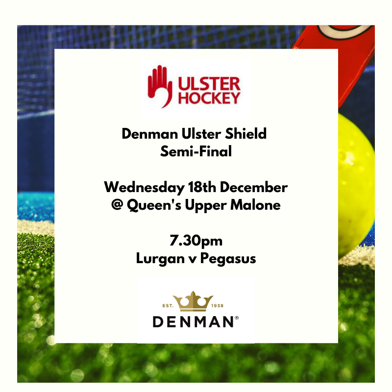 UlsterHockey's tweet photo. Rearranged dates for the @DenmanBrush Ulster Shield semi-finals confirmed 📅

@Lurganladies_hc take on @pegasushockey in the first rearranged semi-final tonight with @BelfastQuinsLHC facing @banbridgehc on Saturday afternoon 🏑 #UlsterHockey #UlsterShield https://t.co/QsIeBeyVAo