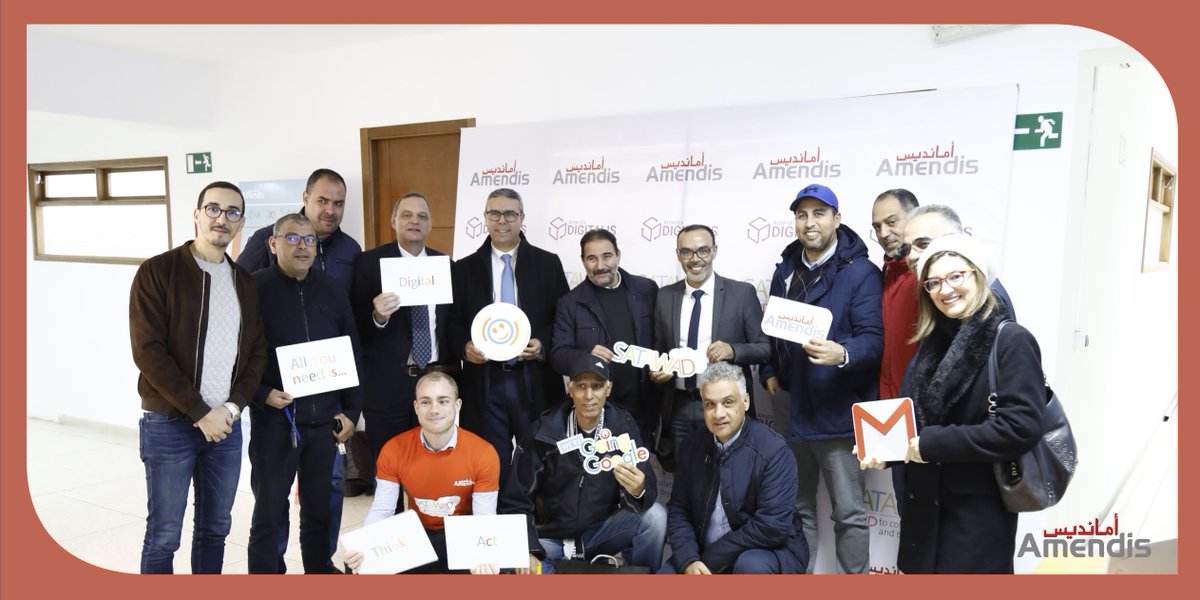 AmendisOfficiel's tweet photo. Jour 2 de la #SATAWADWeek 😁
Très honorés aujourd'hui par la visite du DG @AntoineBoo_ et des membres du COMEX au Corner #Digital afin de suivre de très près le progrès de la transformation digitale d'Amendis 💻
#ThinkDigital #ActDigital 👍
@Mouloud_Nouraki @ZinebCh78 @Veolia https://t.co/34PvfqqXao