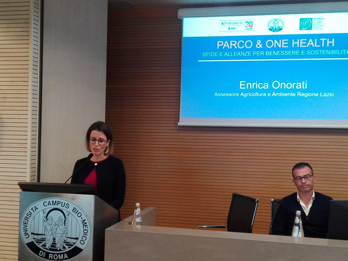 Il plauso dell'assessora all'agricoltura e ambiente della Regione Lazio  Enrica Onorati a Federparchi RomaNatura e Ucbm organizzatori di #ParchieSalute