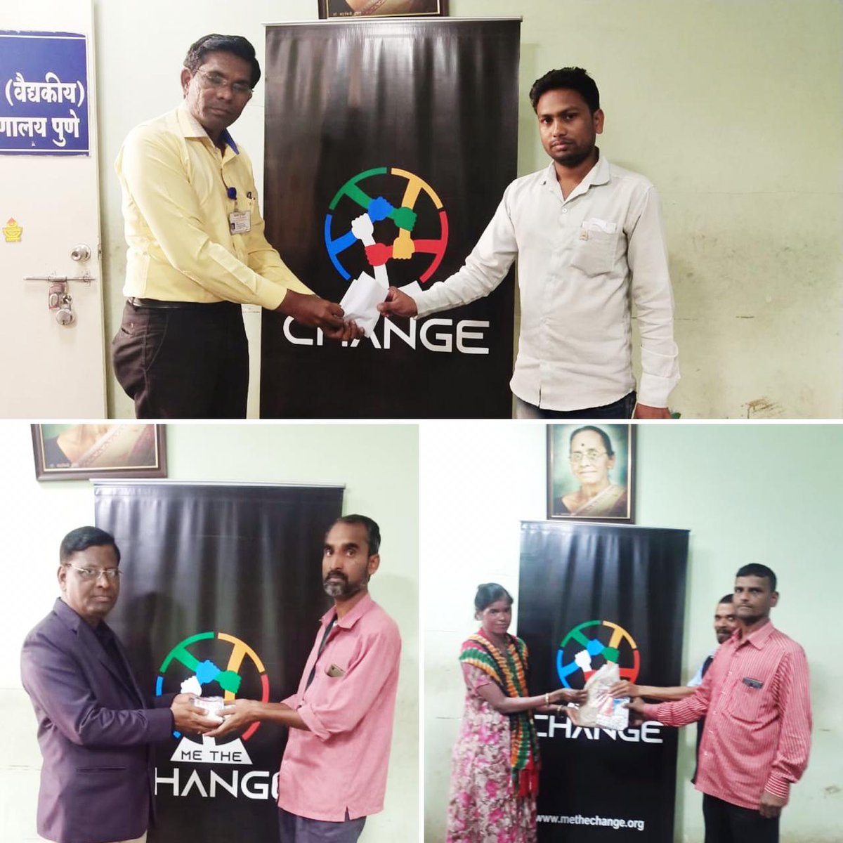 MeThe_Change's tweet photo. #MeTheChange voluntarily supports to these underprivileged people by providing them Medicines.
Medicine Support @SasoonHospital
#medicinesupport #support https://t.co/Jy7vbEw0c9