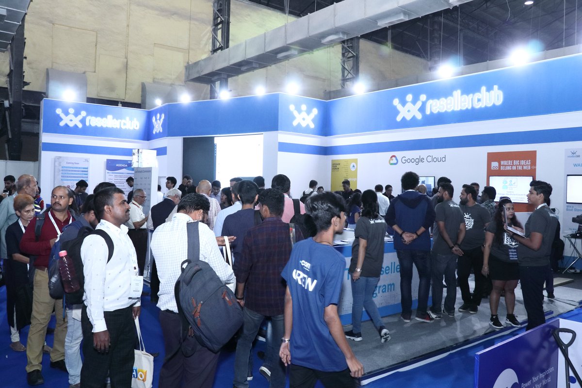 ResellerClub's tweet photo. #Cloudbazaar2019, you were amazing! 
Team #ResellerClub had a great time interacting and meeting each one of you! Here’s a #throwback to the wonderful memories created! 

Check out all the pictures here: https://t.co/7loaqfAzQz

#RCatCloudbazaar #Cloudbazaar https://t.co/2cmvQGwiht