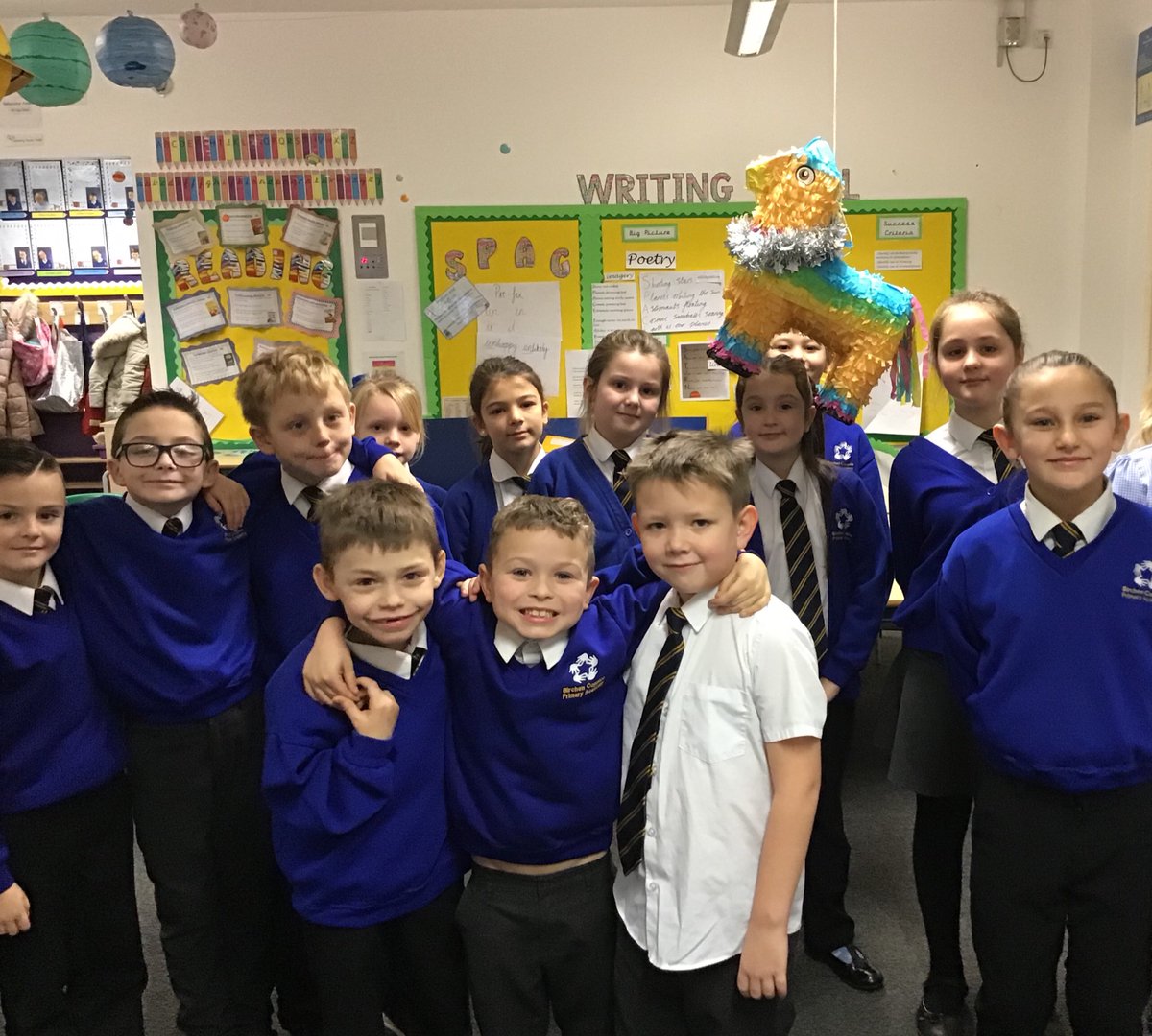 JordC92's tweet photo. Well done Year 3/4 for winning the highest attendance for this term! #PinataParty 😁 https://t.co/dzYcGx4ysS