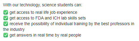 PharmaVirtu's tweet photo. Are you a science graduate trying to find work, but you have no experience?

How can VirtuFarma help you to become job-ready?

Interested? Find out more information on our website:

🌐 https://t.co/fQmkcrvXJV

#cloudbased #cloudbasedlearning #Pharmaceutical #pharmacists https://t.co/ekILGhGQKF