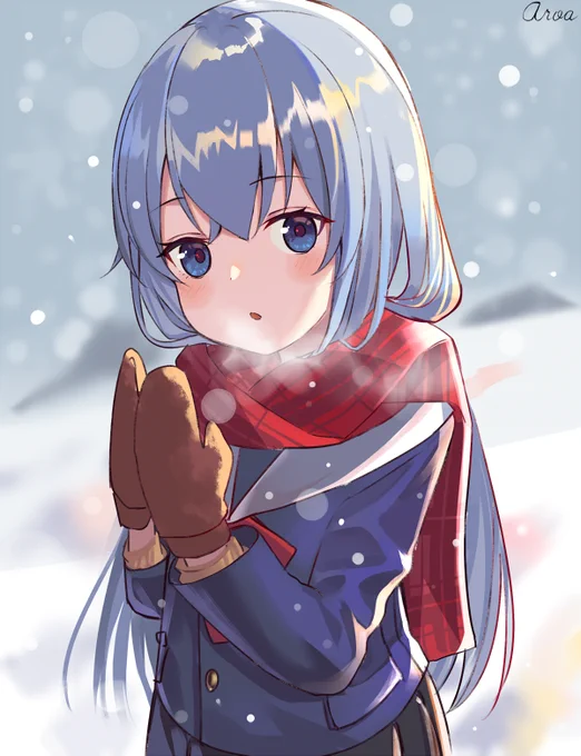 #艦これ #響 
マフラー響 