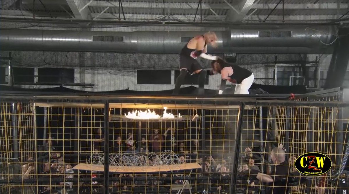 The show that I watched by Wednesday from Monday 

Warrior Wrestling #WARRIOR7 
Limitless Wrestling #twilightzone 
FCP #PROJECTMAYHEM 
CZW #CageOfDeath