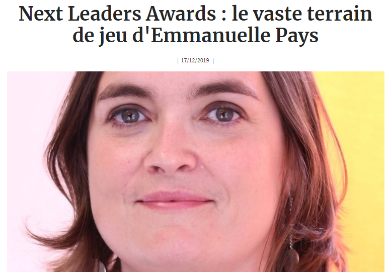 Extia_conseil's tweet photo. Les bonnes nouvelles se succèdent chez @Extia_conseil ! Emmanuelle Pays, notre DRH, a été primée hier soir aux #NextLeadersAwards 2019 dans la catégorie #RessourcesHumaines 🏆

👏 Un grand bravo à Emmanuelle de la part de tous les #Extiens : https://t.co/AVGqlMD61V https://t.co/iY6MCMQqwD