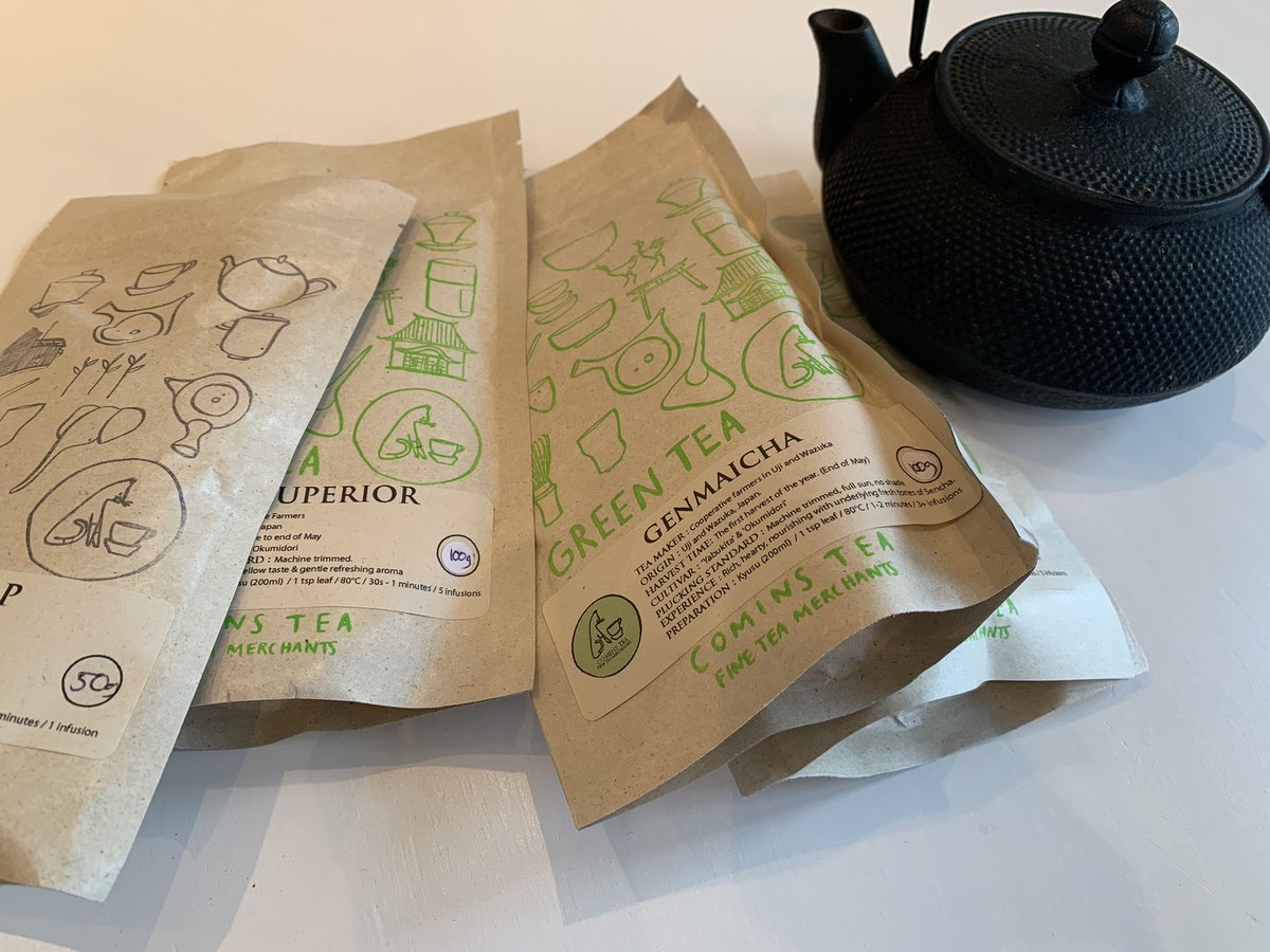 PomphreyMarcela's tweet photo. This should be enough to survive the #FestiveSeason! Thanks @cominsteahouse for a quick delivery! #greentea #greenteaaddict now off to #putTheKettleOn https://t.co/AcnXyDQCKH