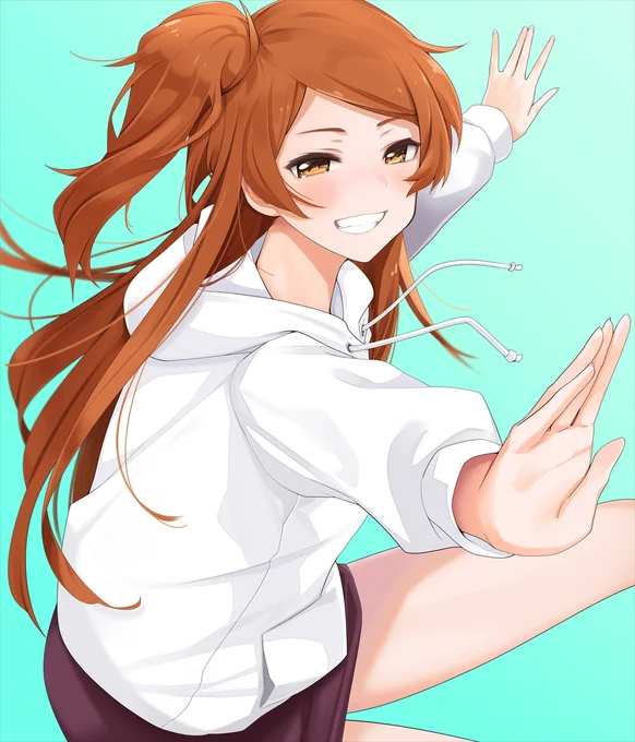 作業の合間の息抜きに描いたたまきちゃん!
一緒に遊びてえ・・・!

 #大神環 #ミリシタ 