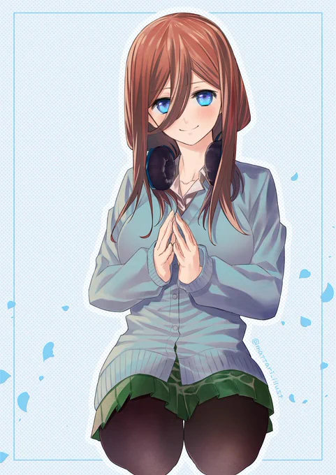 妹が描いたイラスト
中野三玖
#五等分の花嫁 