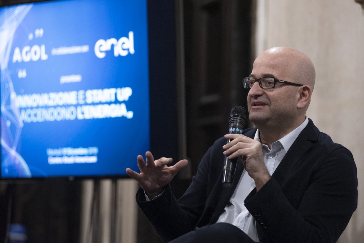 EnelOpenInno's tweet photo. Innovation sparks thanks to disruptive #startups ✨. At the @centrostudiusa event held in Rome, @ernestociorra, together with @peekaboostartup and #Pedius, presented real case studies of how our collaborations with external partners are changing the world of energy. 👇 https://t.co/ohJqe9iXAO