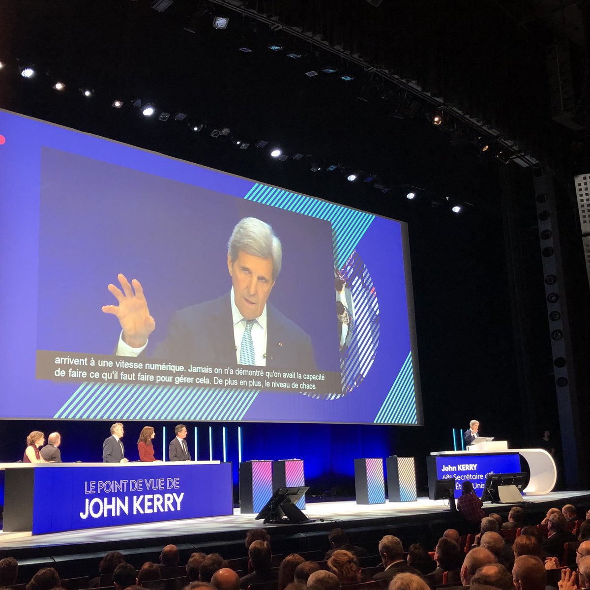 FreyVane's tweet photo. @JohnKerry « the key is to have a constructive engagement from every citizen » #ClimateAction #InVivo2019 https://t.co/EIbk9CsCv3