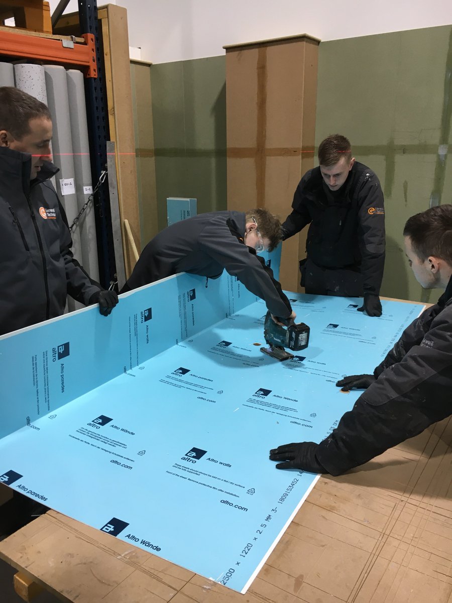 GTFSL2's tweet photo. Huge thanks to John McGhee and Stephen Charles of @AltroFlooring  for the refresher training carried out in our premises last week. Using our in house training bay, they helped the boys gain more understanding of this popular product. #gtfsl #training #improving #altro #whiterock https://t.co/VyEc93K0DU