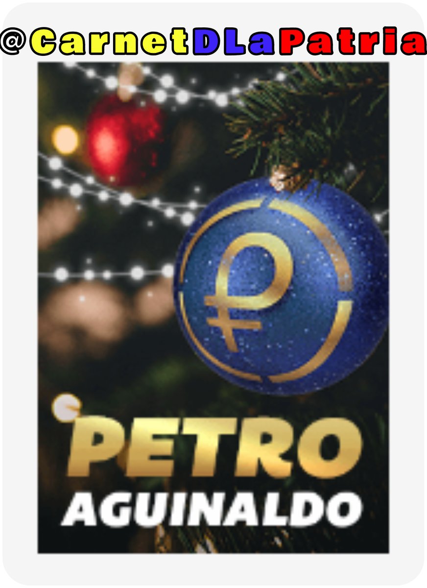 Carnet de la patria tweet media