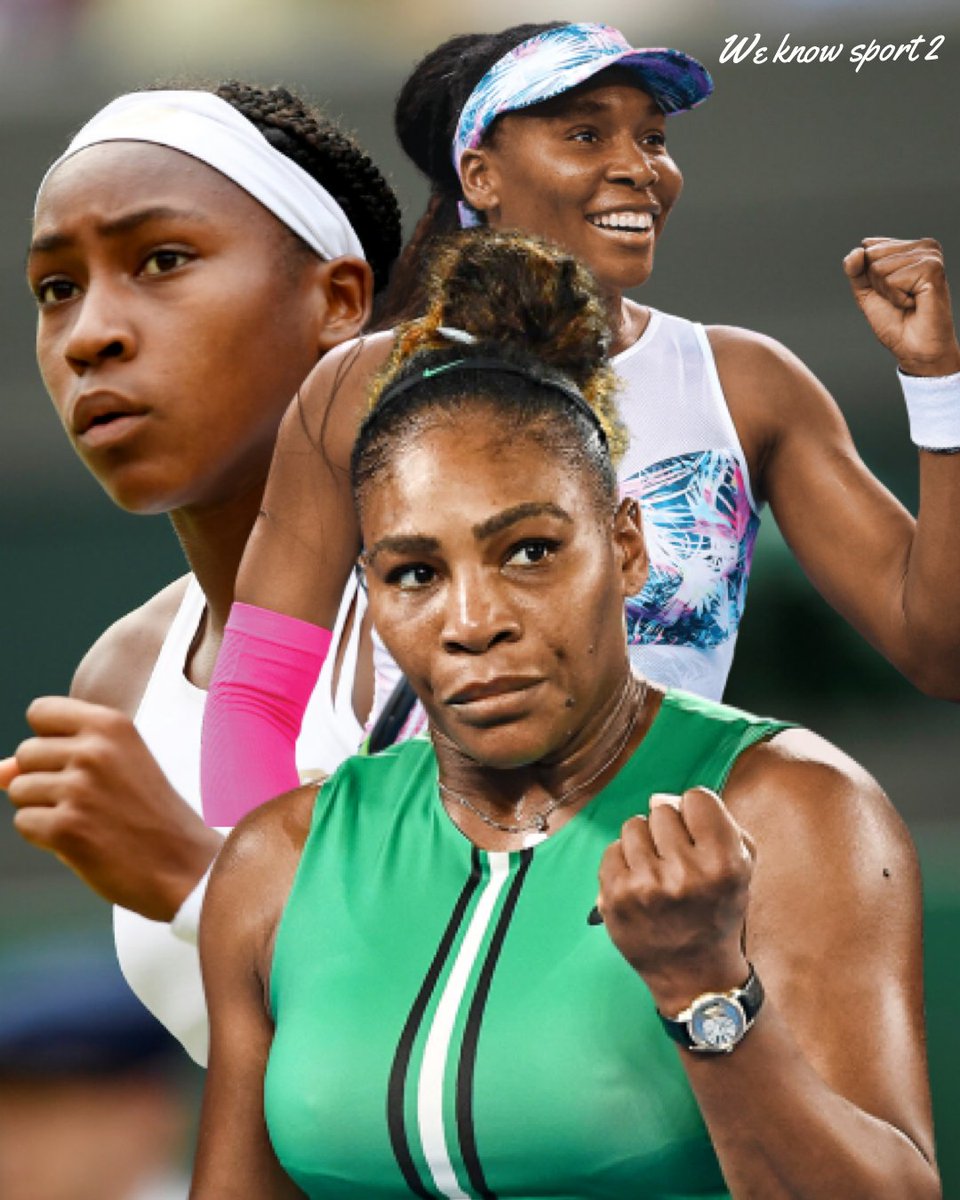 weknowsportss2's tweet photo. Classic! #VenusWilliams #SerenaWilliams #CocoGauff Let's go #2020 #wks2 #weknowsports2 https://t.co/U4UIimySPQ