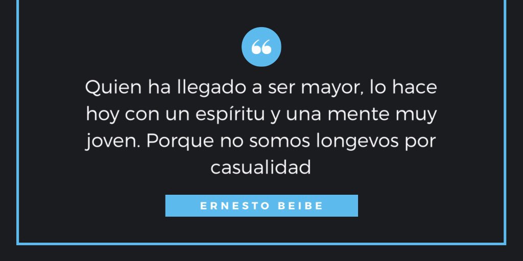 Estamos frente a un fenómeno extraordinario llamado #longevidad y que no tiene nada que ver con la “esperanza de vida”
Nuestro propósito es poder seguir aprendiendo, siempre vitales, manteniendo viva la capacidad de asombrarse y de actuar
#FelizMiercoles #frases #FraseDelDia