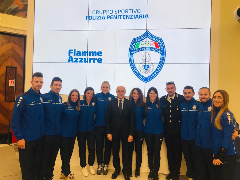 Tanto ciclismo 🚴‍♂️ alla festa delle Fiamme Azzurre al #SalonedOnore del #CONI, in cui oggi si celebrano i traguardi sportivi raggiunti nel 2019 💪👏👏👏