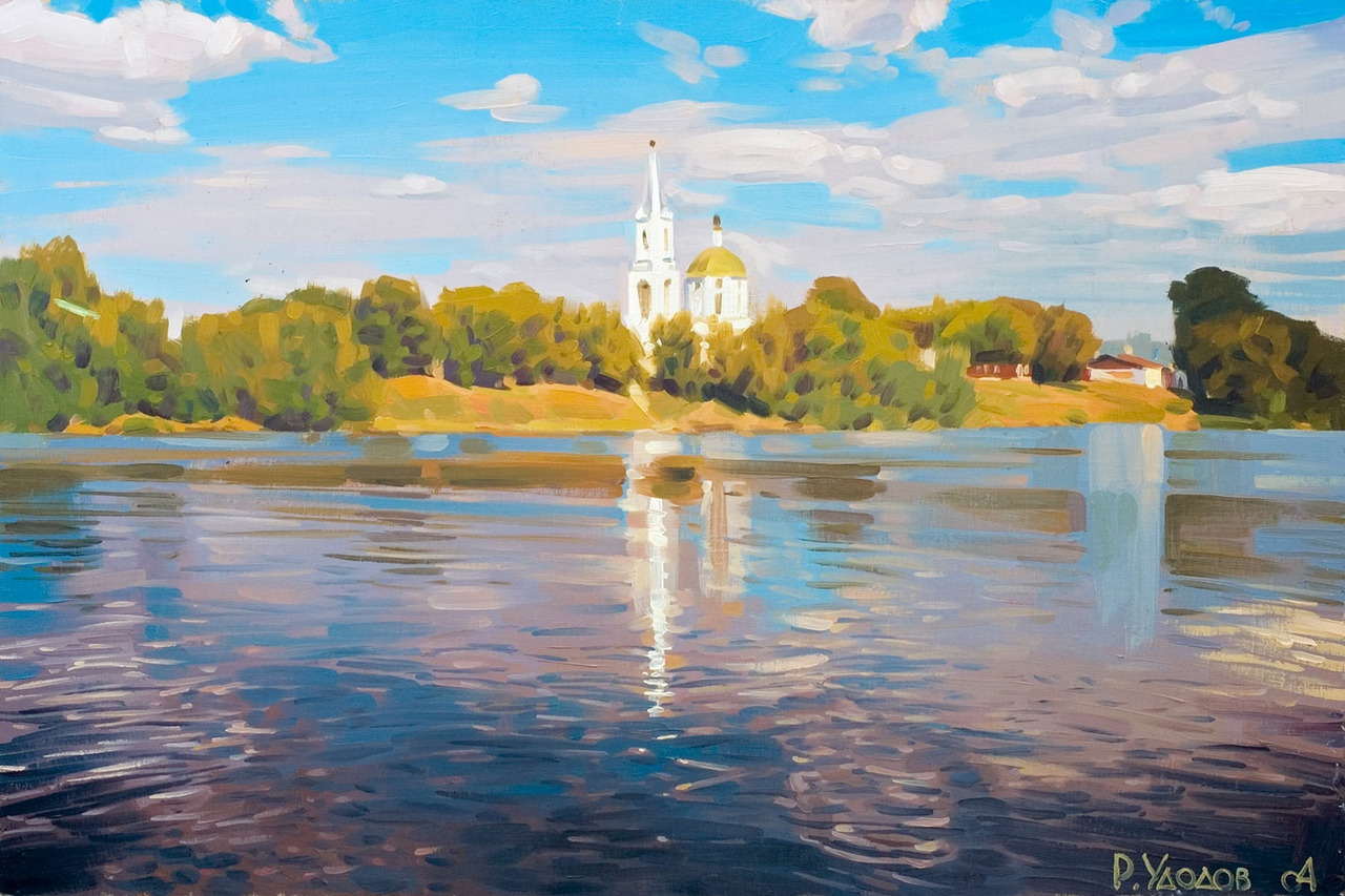 реки на картинах художников