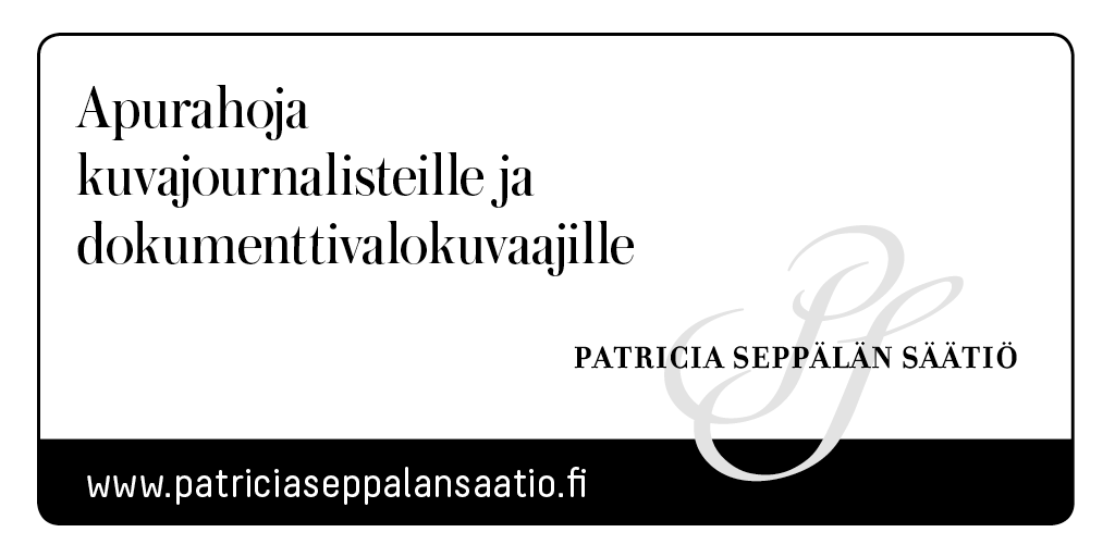 Seppalansaatio's tweet photo. Hoi kuvajournalistit, dokumenttikuvaajat ja alan opiskelijat! Onko suunnitteilla dokumenttiprojekti, näyttely tai kirja?! Onko työn alla pro gradu tai lopputyö?! Vuoden 2020 apurahan hakumme lähestyy! Paperit ja kuvat kuntoon – haku on auki tammikuussa! https://t.co/wlSTVIkBvT