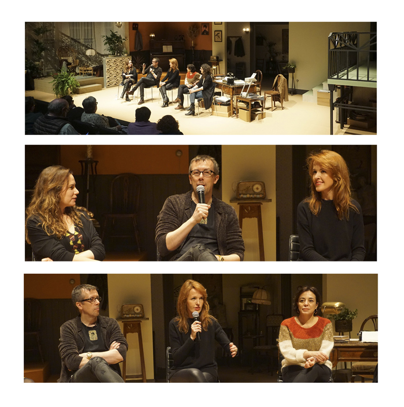 (...) que ha acompañado tanto la elaboración del texto como su puesta en escena, y que ha culminado en un montaje de referencia para todo aquél que sienta curiosidad por la asombrosa y hasta ahora oculta figura de #MaríaLejárraga”.